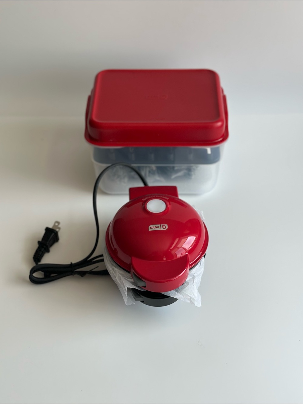Dash MultiMake Mini System Holiday Waffle Maker with Removable Plates